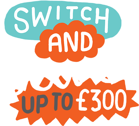 Switch And Save Up To £200 - Poster (496x450)