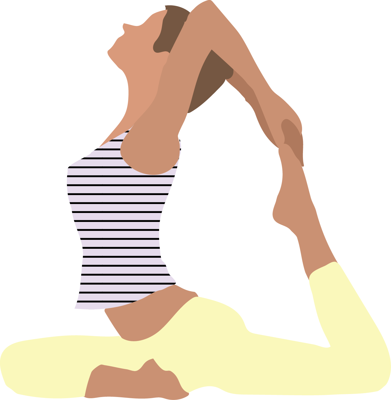 Vector Clipart, How To Do Yoga, Clip Art, Clipart Images, - Illustration (1310x1341)