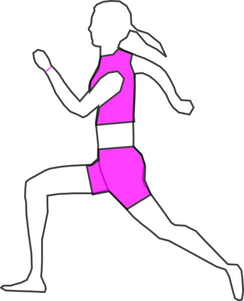 Person Jogging Cartoon (486x598)