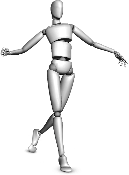 Optitrack Motive Production Motion Capture Software - Art Drawing Body In Motion (430x583)