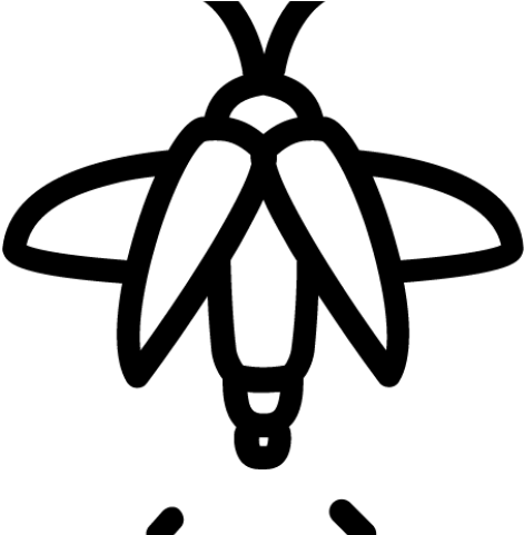 Firefly Clipart Black And White - Firefly Clipart Black And White (640x480)