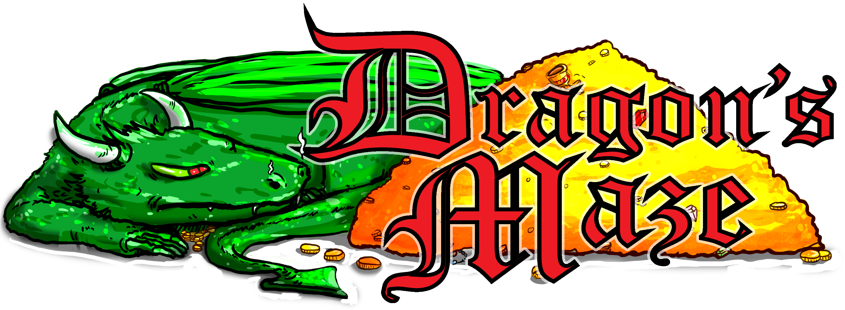 Dragon's Maze - Illustration (2926x1089)