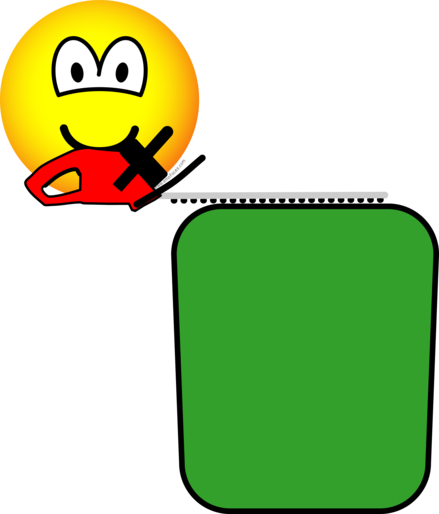 Hedge Trimmer Emoticon - Hedge Trimmer Emoticon (439x514)