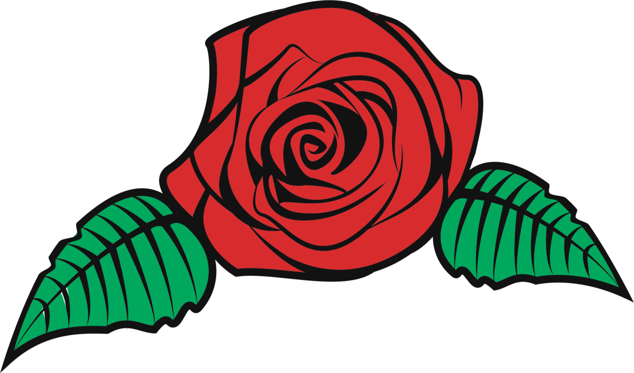 Flower Bouquet Rose Fl Design Drawing Free Commercial - Rose Flower Vector Png (1274x750)