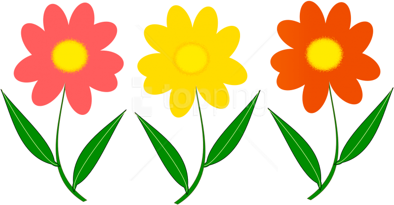 Flowers Vector Png - Vector Image Of Flowers (850x469)