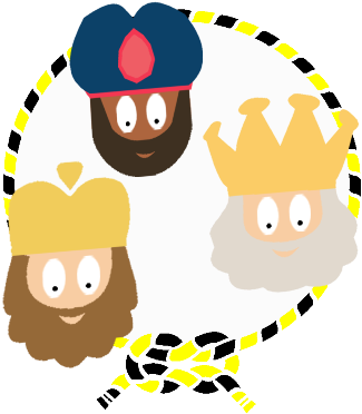 Los Reyes Magos Llegarán A La Punta Parayas Grupo Scout - Reyes Magos (336x378)