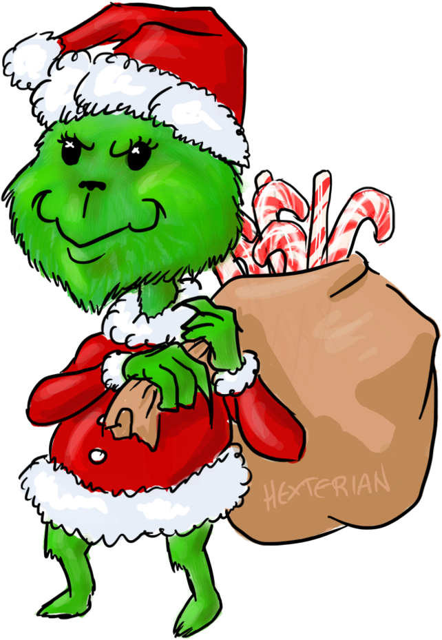You Re A Mean One Mr Grinch By Hexterian-d4k5hfu - Cara De Grinch Png (803x995)