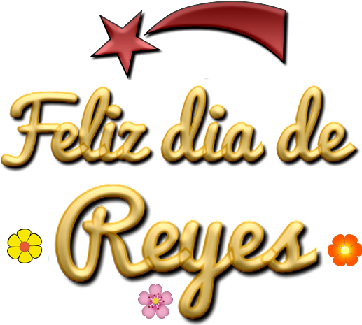 Los Reyes Magos Nos Visitan - Calligraphy (542x521)