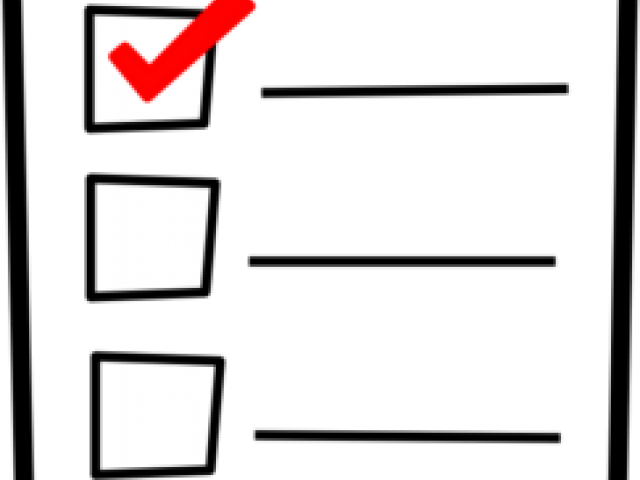 Long Clipart Checklist - Checklist Clip Art (640x480)