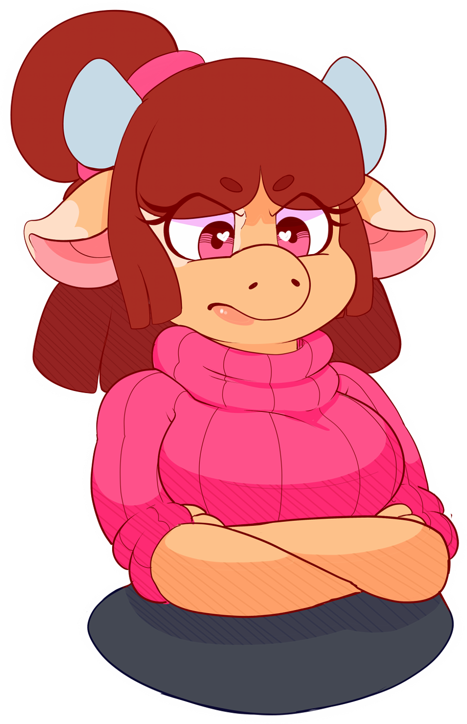Moo's Here To Give You Detention - Cartoon (1000x1500)