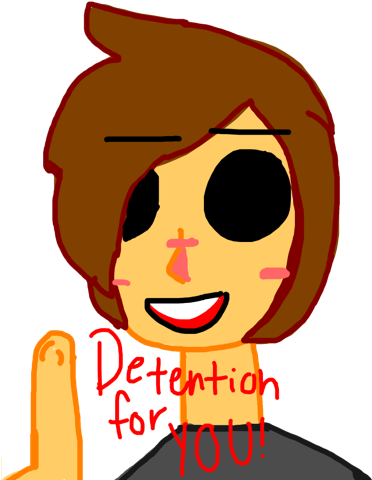 “no Running In The Halls” - Cartoon (375x509)