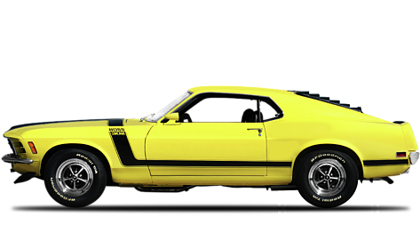 Drawing Mustang Boss 302 Transparent & Png Clipart - Boss 302 Mustang (600x400)