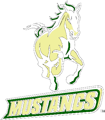 Cal Poly Football Logo Clipart Cal Poly Mustangs Football - Cal Poly Slo Baseball Logo (381x436)