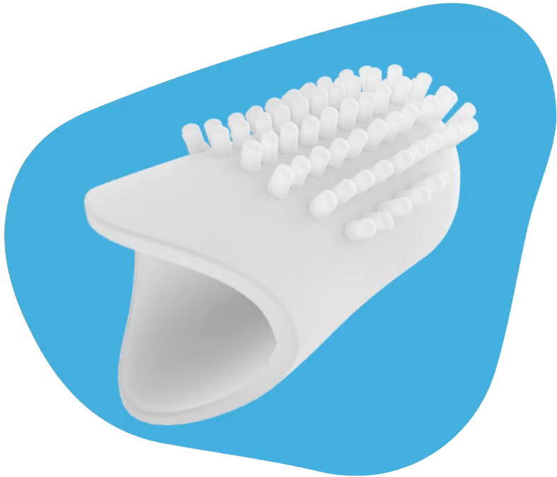 Melo Iko Finger Toothbrush - Fingertip Toothbrush Adults (787x674)