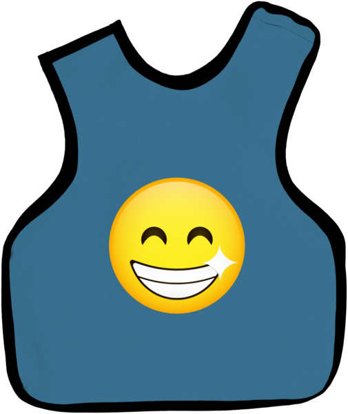 Cling Shield Pano Petite/child Dual Apron, Lead Free - Smiley (505x600)
