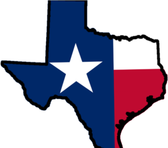 Texas Clipart Black - Texas State Flag (640x480)