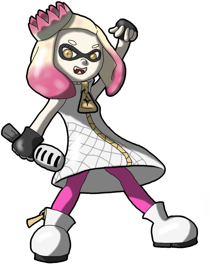 Pearlie The Rapper Inklingdigitized By Oopsybearos - Cartoon (725x1102)