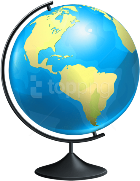 Free Png Download School Globe Transparent Clipart - Transparent Background Globe Clipart (481x623)