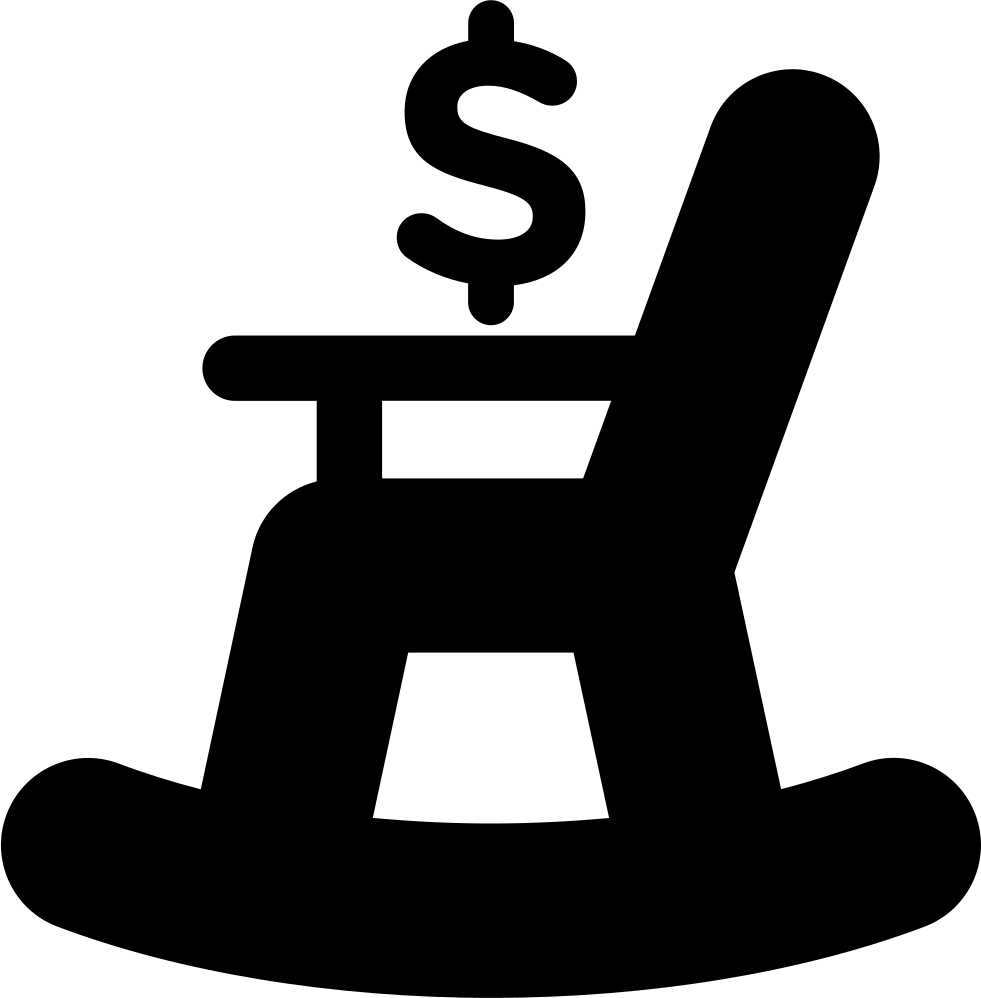 Rocking Chair With Svg Png Icon Free - Icono Pension Png (981x998)