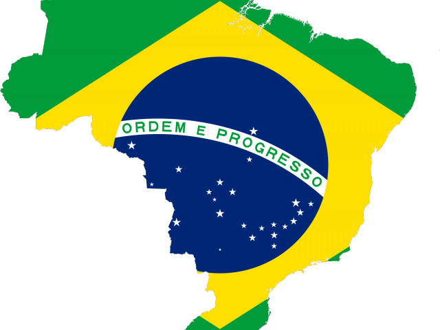 World Map Flag Clipart Png - Brasil Png Hd (640x480)