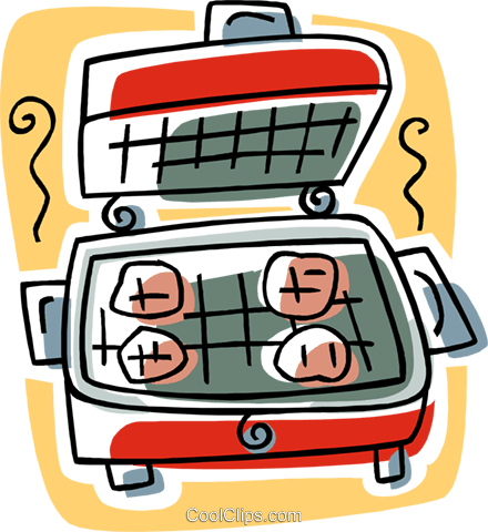 Grill Royalty Free Vector Clip Art Illustration - Grill Royalty Free Vector Clip Art Illustration (440x480)
