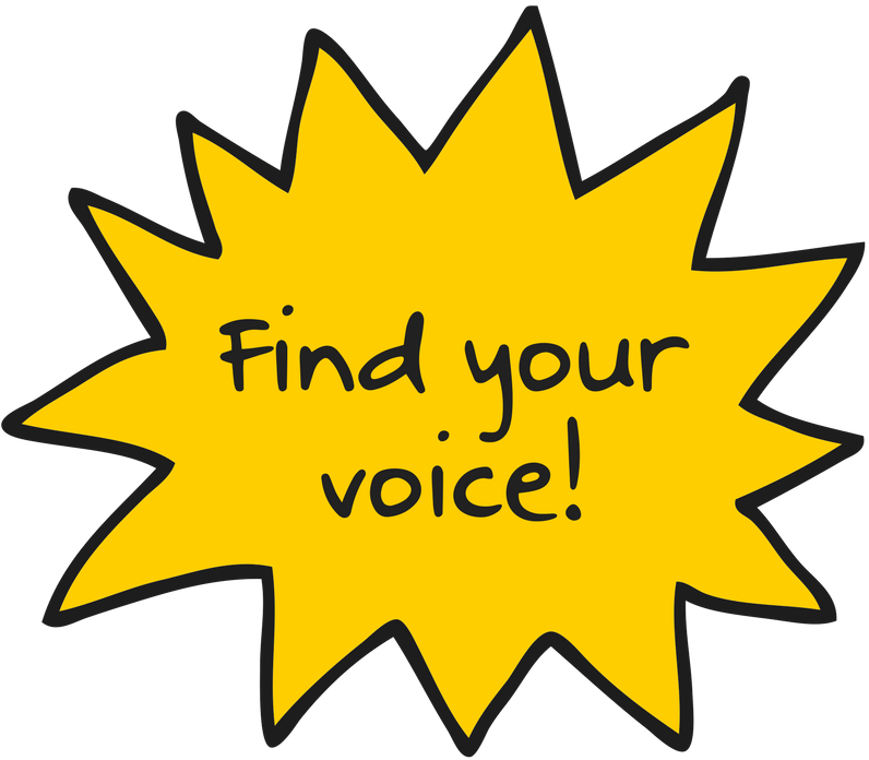 Find Your Voice - Clip Art Sun Clipart Black And White Png (796x696)