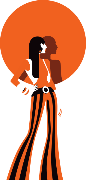 The Cher Show Broadway - Cher Cartoon (287x600)