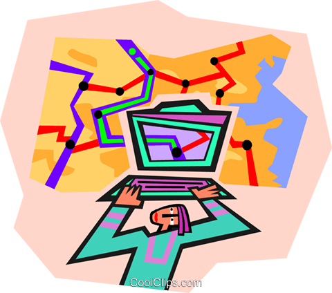 Routing Or Distribution Tracking Royalty Free Vector - Graphic Design (480x424)
