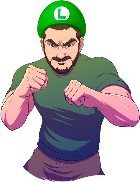 People Said Mario, But The Shirt Said Player 2 - Illustration (537x648)