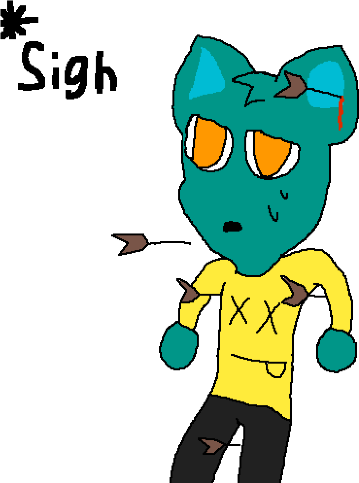 I Said The Center Of The Face - Cartoon (760x1000)