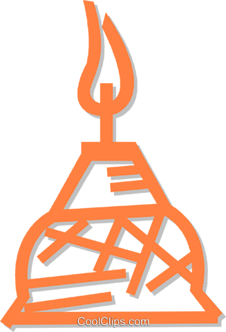 Bunsen Burner Royalty Free Vector Clip Art Illustration - Bunsen Burner Royalty Free Vector Clip Art Illustration (327x480)