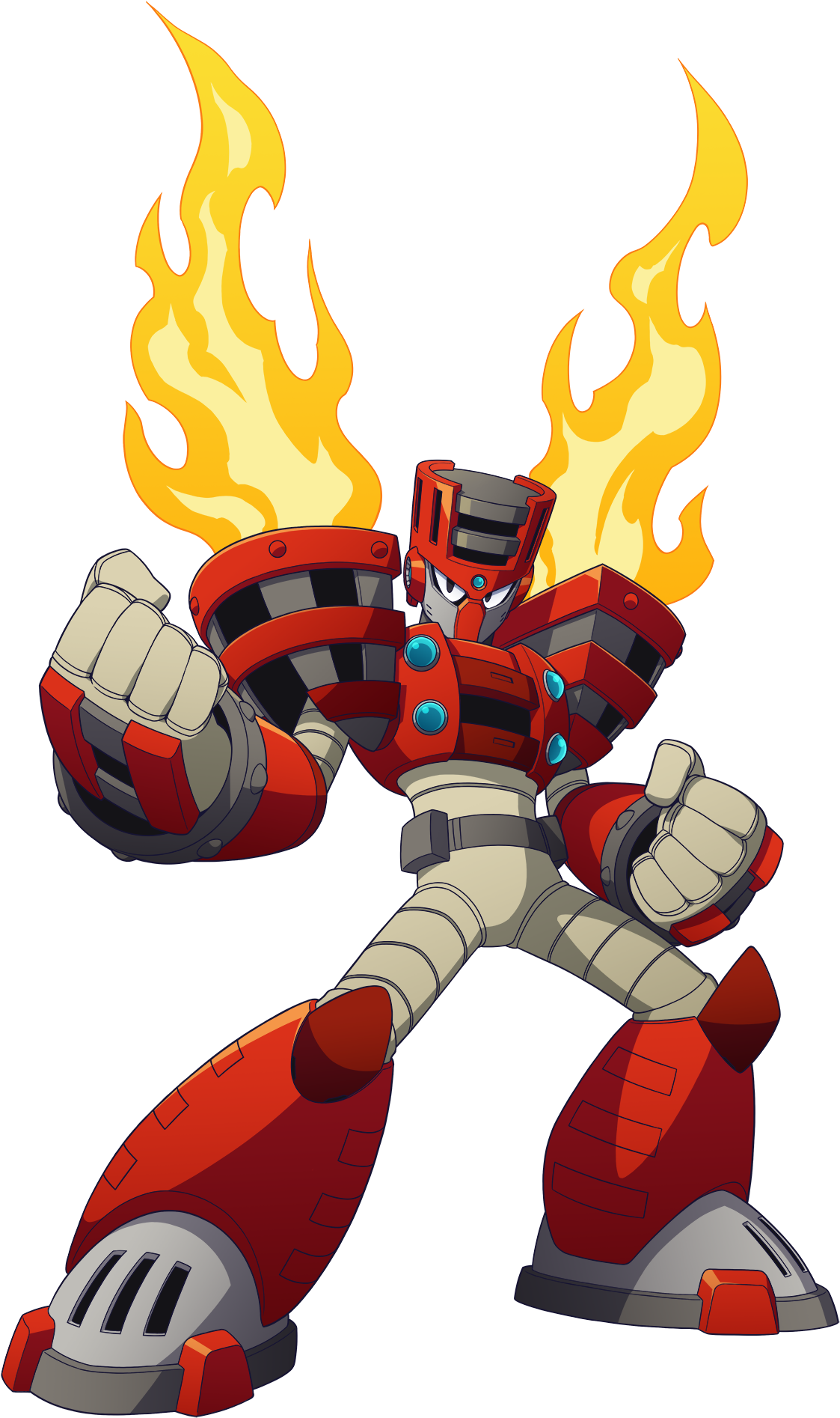 Prev - Mega Man 11 Torch Man (1266x2029)
