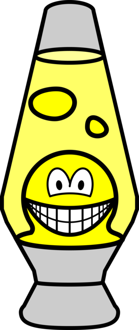 Lava Lamp Smile - Smiley (285x674)