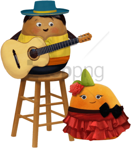 Free Png Download Chip And Ruby Mexican Theme Clipart - Ruby Small Potatoes (480x540)