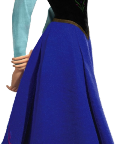 Blue Dress Clipart Elsa Dress - Anna (640x480)