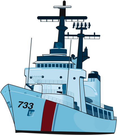 Transportation Theme, Clip Art, Communication, Collages, - Военный Корабль Пнг (454x500)