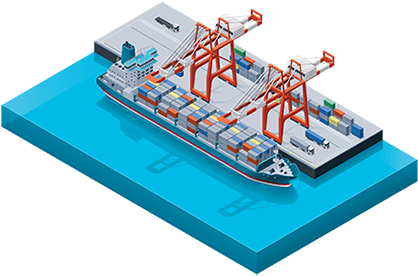 Experion Technologies - Crane Container Vector (457x300)