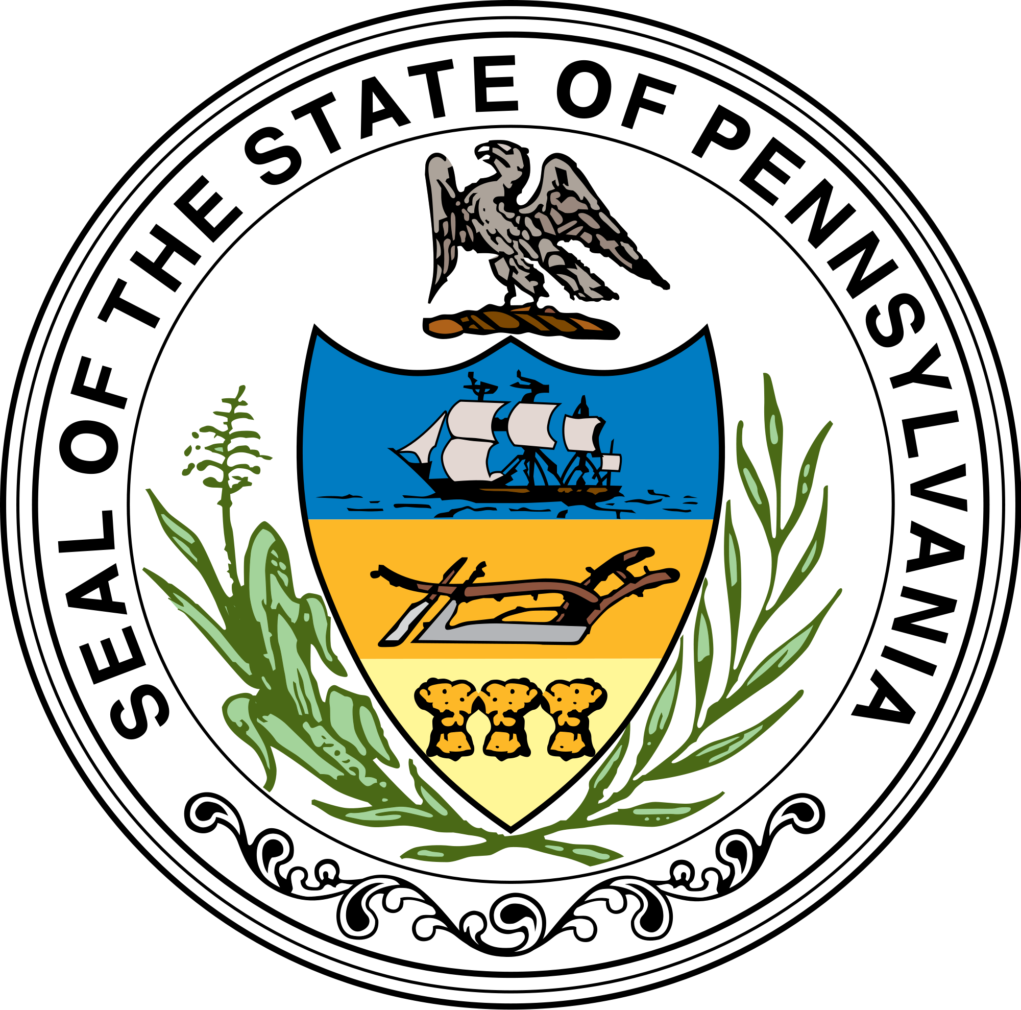 Women Candidates In Pennsylvania - Seal Of Pennsylvania Vector (2000x1978)