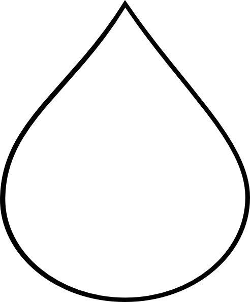 Water Drop Vector White (492x594)