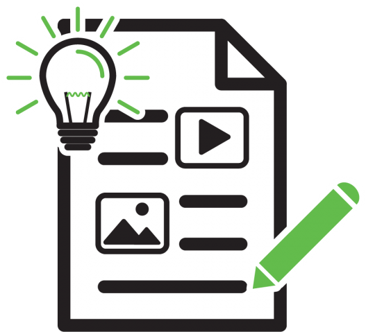 Content Marketing - Write Report Icon (550x550)