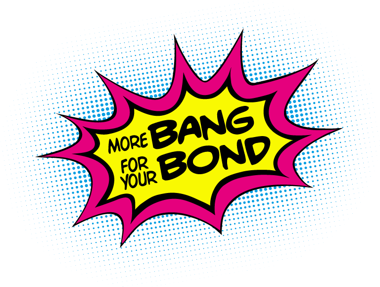 More Bang For Your Bond Campaign Logo - Business (798x595)