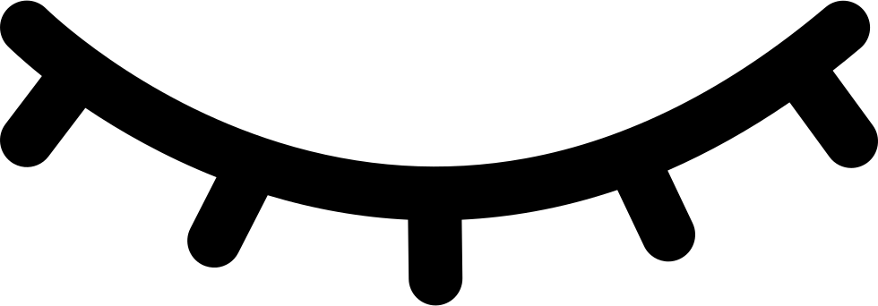 Your Eyes Svg Png Icon Free Download Ⓒ - Close Your Eyes Icon (980x342)