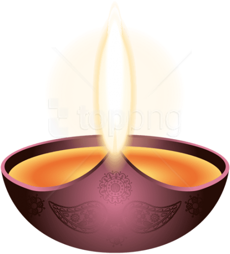 Free Png Download Purple Candle Happy Diwali Clipart - Diwali Akash Kandil Png (480x548)
