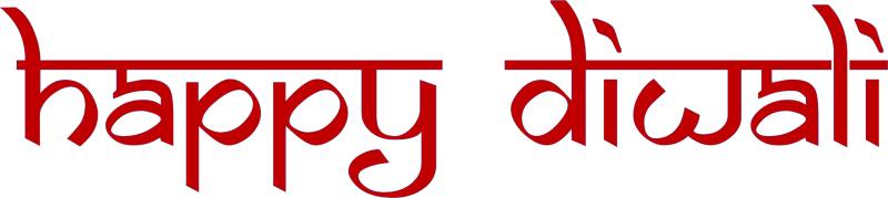 Happy Diwali Png Clipart - Happy Diwali Png File (800x179)