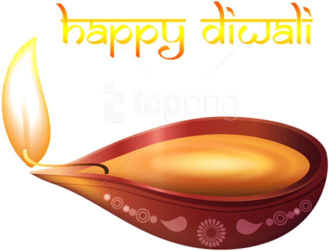 Free Png Download Beautiful Happy Diwali Candle Clipart - Graphic Design (850x598)