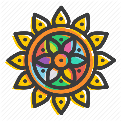 Diwali Clipart Rangoli - Diwali Rangoli Designs Easy (512x512)