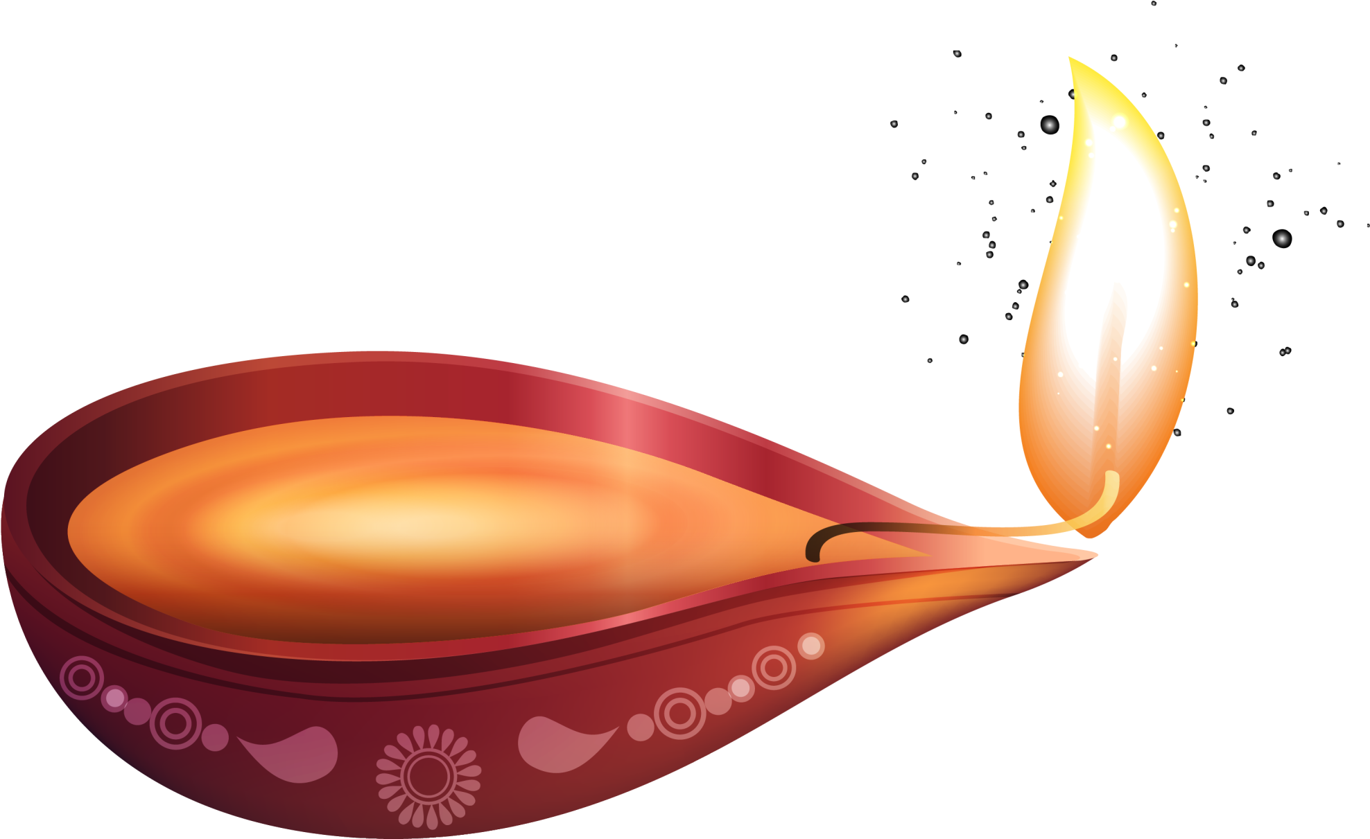 Diwali Diya Png Background - Diya Diwali Diya Png (2000x1210)