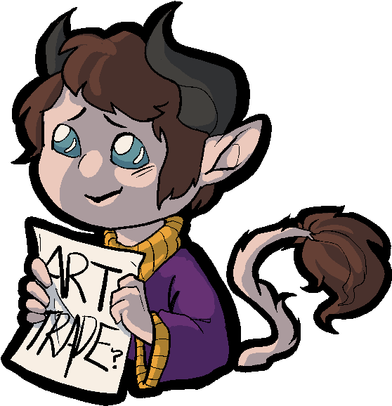 Art Trades Icon By Exelb - Cartoon (600x600)