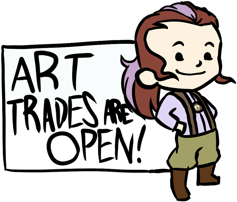 Art Trades Are Open By Noerumultiweaboo360 - Cartoon (938x852)