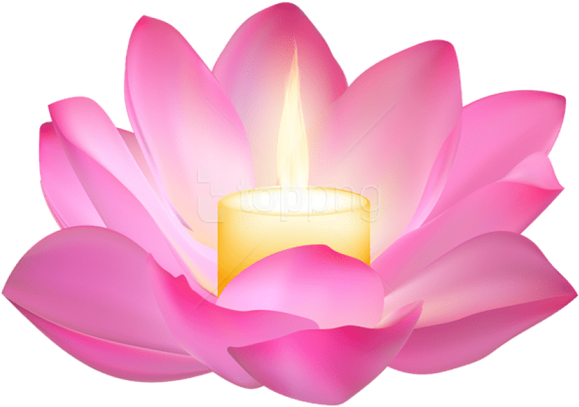 Candles For Diwali Png - Pink Candle Png (850x594)